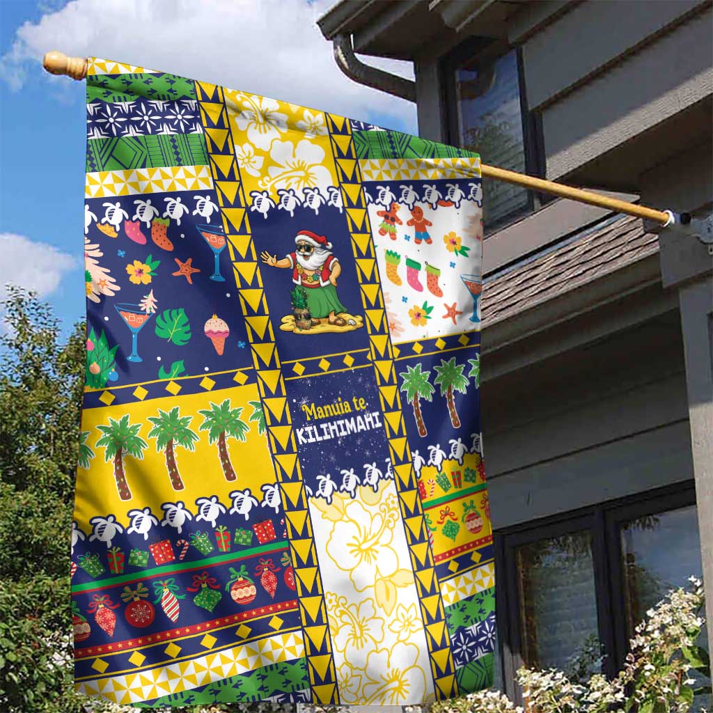 Tokelau Christmas Garden Flag Festive Beach Vibes - Polynesian Pride