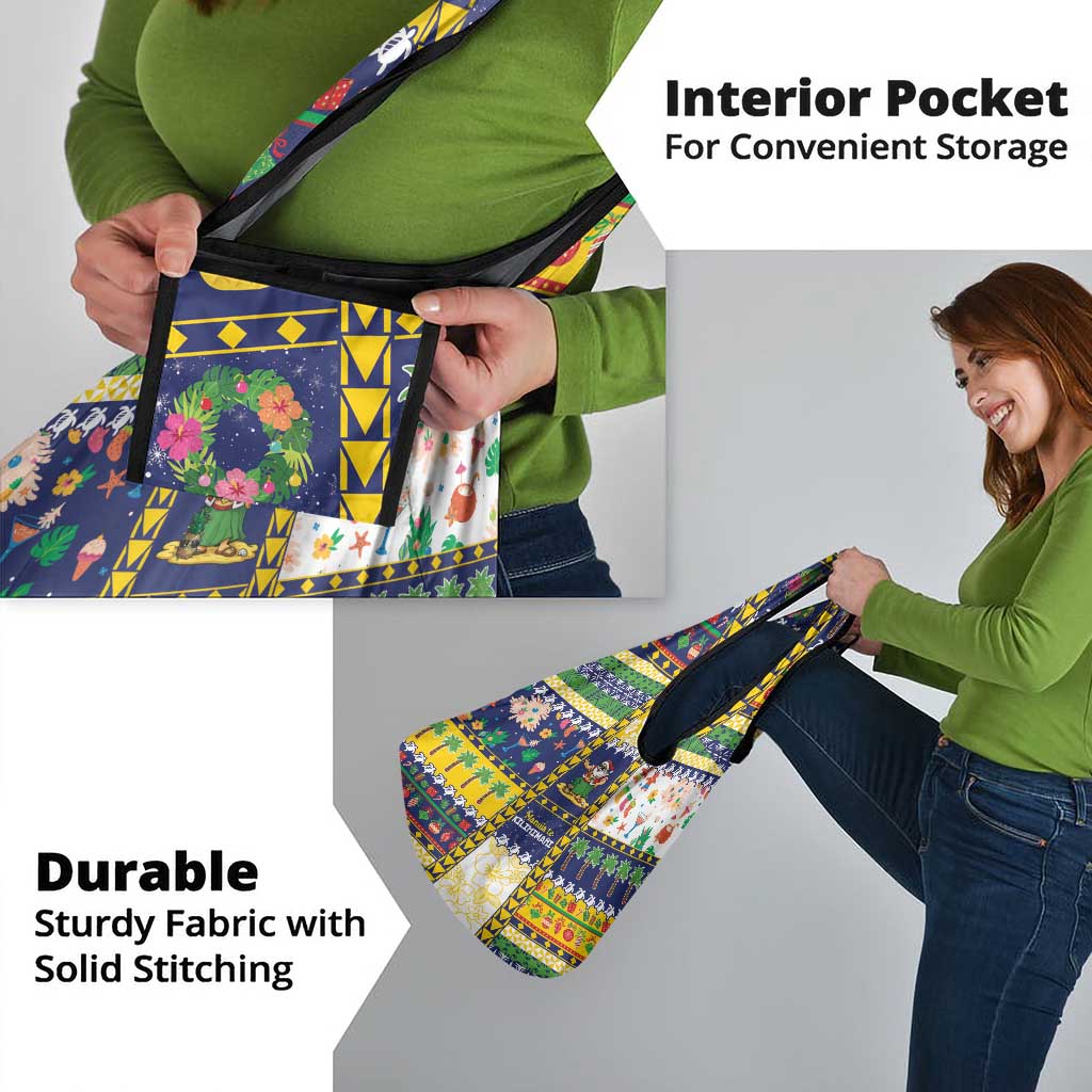 Tokelau Christmas Grocery Bag Festive Beach Vibes - Polynesian Pride