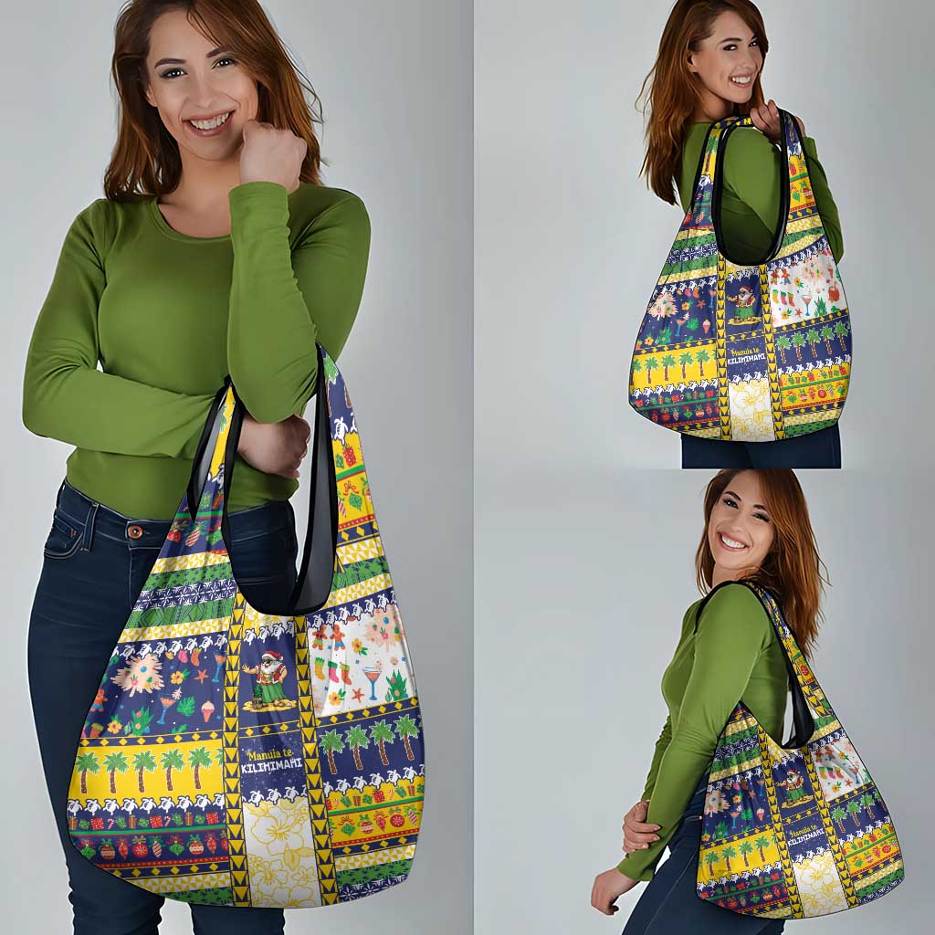 Tokelau Christmas Grocery Bag Festive Beach Vibes - Polynesian Pride