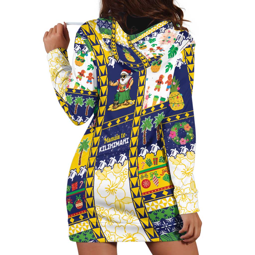 Tokelau Christmas Hoodie Dress Festive Beach Vibes - Polynesian Pride