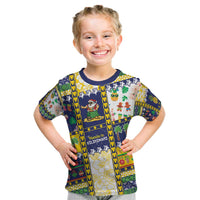 Tokelau Christmas Kid T Shirt Festive Beach Vibes - Polynesian Pride