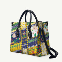 Tokelau Christmas Leather Bag Festive Beach Vibes - Polynesian Pride
