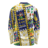 Tokelau Christmas Long Sleeve Shirt Festive Beach Vibes - Polynesian Pride