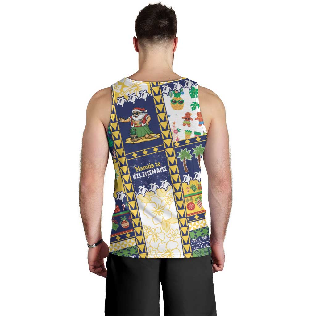Tokelau Christmas Men Tank Top Festive Beach Vibes - Polynesian Pride
