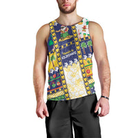 Tokelau Christmas Men Tank Top Festive Beach Vibes - Polynesian Pride