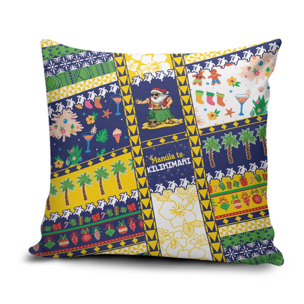 Tokelau Christmas Pillow Cover Festive Beach Vibes - Polynesian Pride