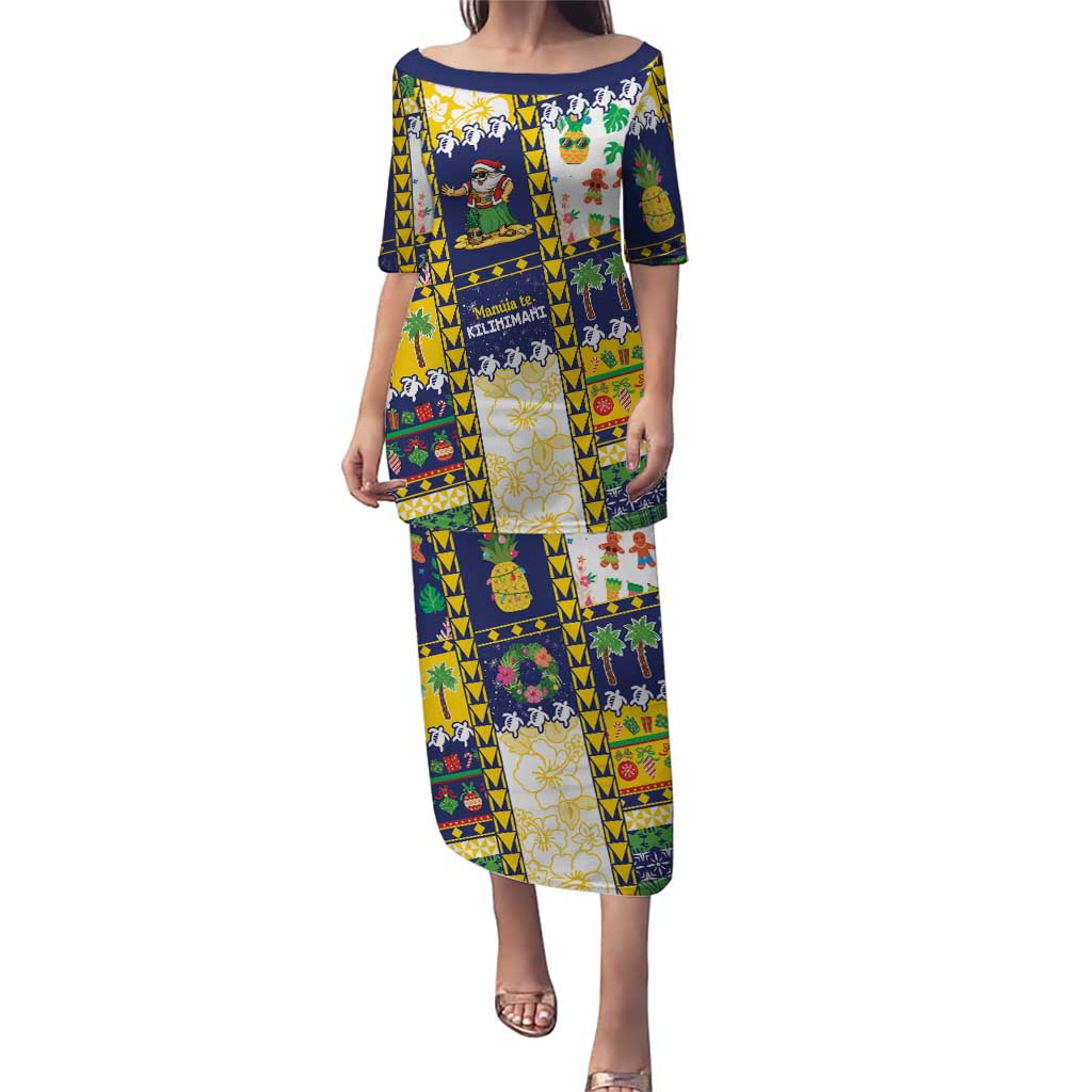 Tokelau Christmas Puletasi Festive Beach Vibes - Polynesian Pride