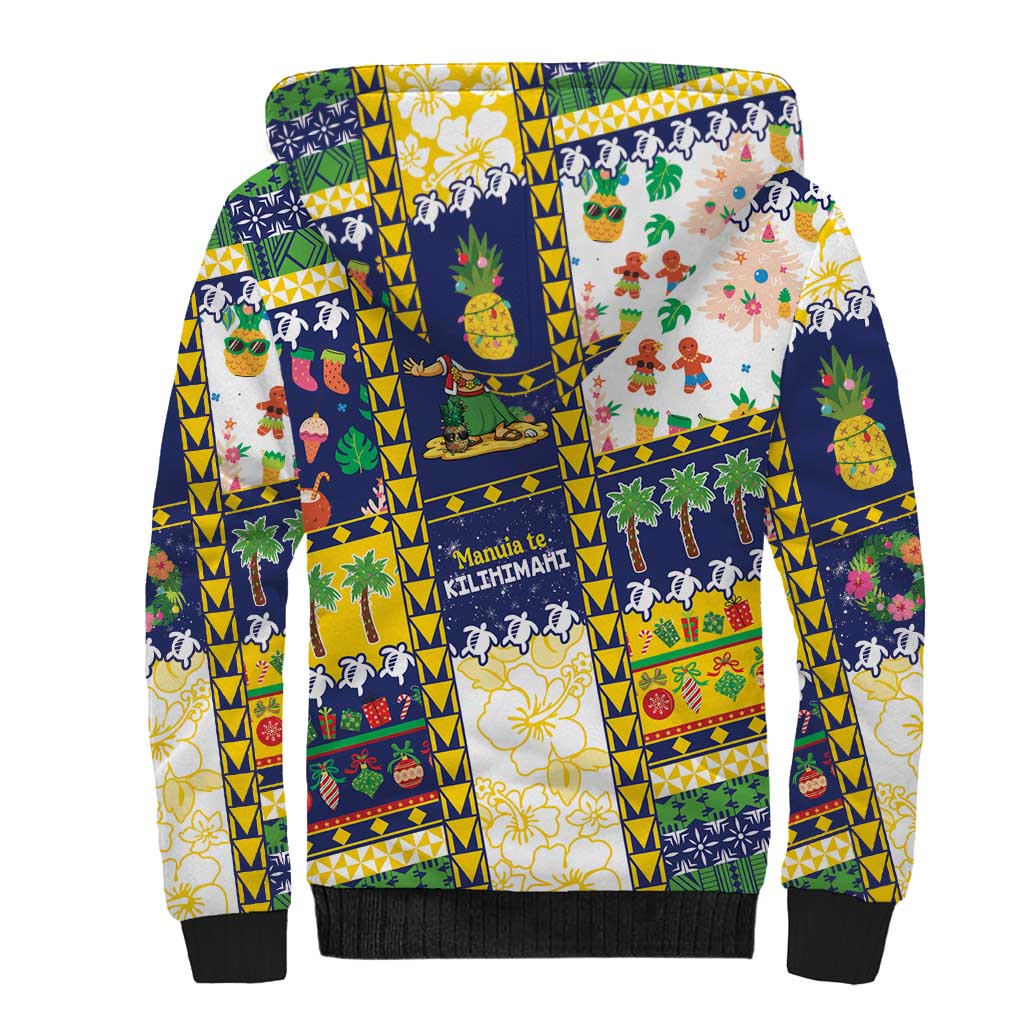 Tokelau Christmas Sherpa Hoodie Festive Beach Vibes - Polynesian Pride