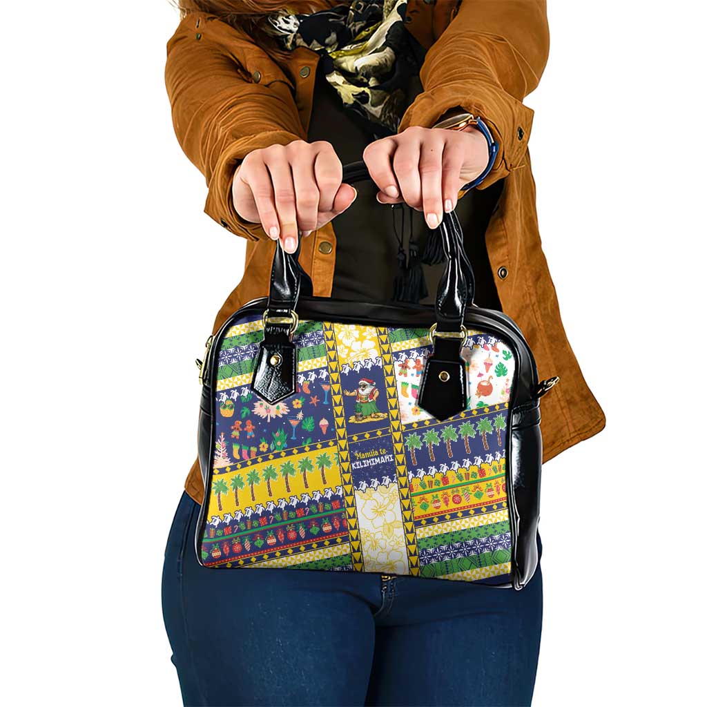 Tokelau Christmas Shoulder Handbag Festive Beach Vibes - Polynesian Pride