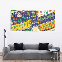 Tokelau Christmas Tapestry Festive Beach Vibes - Polynesian Pride