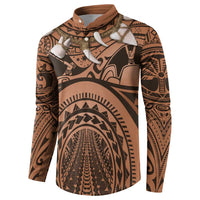 Polynesia Maui Tattoo Inspired Cosplay Costume Button Sweatshirt LT05 - Polynesian Pride
