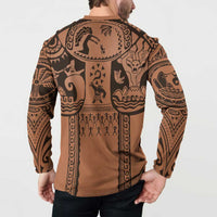 Polynesia Maui Tattoo Inspired Cosplay Costume Button Sweatshirt LT05 - Polynesian Pride