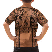 Polynesia Maui Tattoo Inspired Cosplay Costume Kid Hawaiian Shirt LT05 - Polynesian Pride