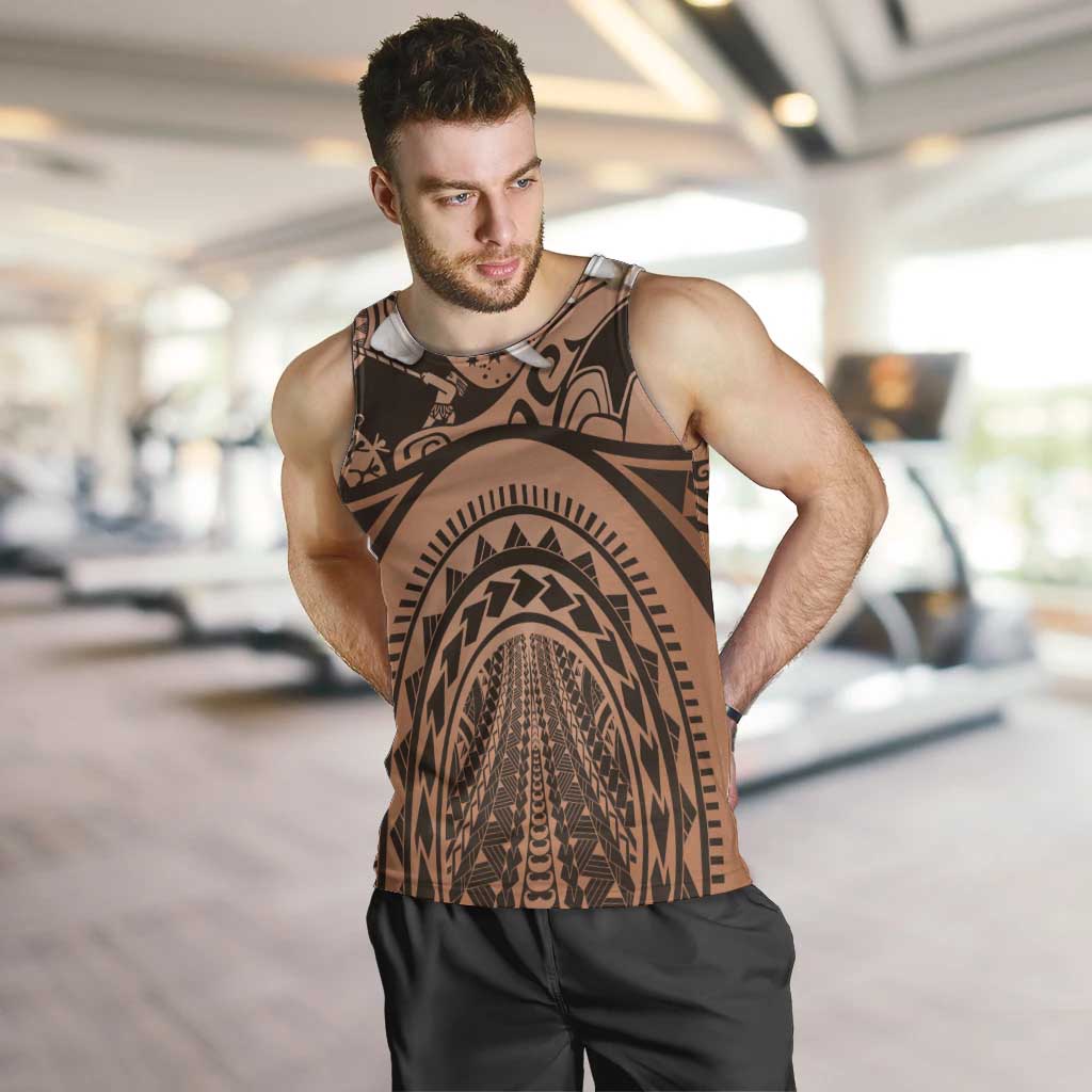 Polynesia Maui Tattoo Inspired Cosplay Costume Men Tank Top