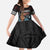Hawaii Ikaika Family Matching Off The Shoulder Long Sleeve Dress and Hawaiian Shirt Hawaiian Mythic Koa Tribal Warrior