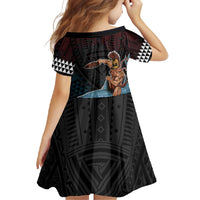 Hawaii Ikaika Family Matching Short Sleeve Bodycon Dress and Hawaiian Shirt Hawaiian Mythic Koa Tribal Warrior LT05 - Polynesian Pride