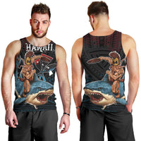 Hawaii Ikaika Men Tank Top Hawaiian Mythic Koa Tribal Warrior LT05 - Polynesian Pride