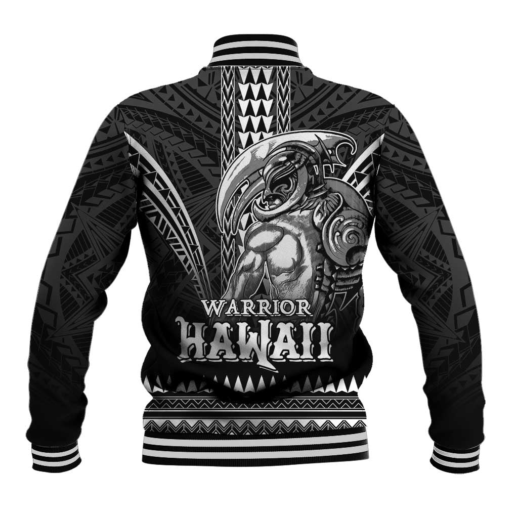 Hawaiian Ikaika Warrior Baseball Jacket Tribal Pattern LT05 - Polynesian Pride