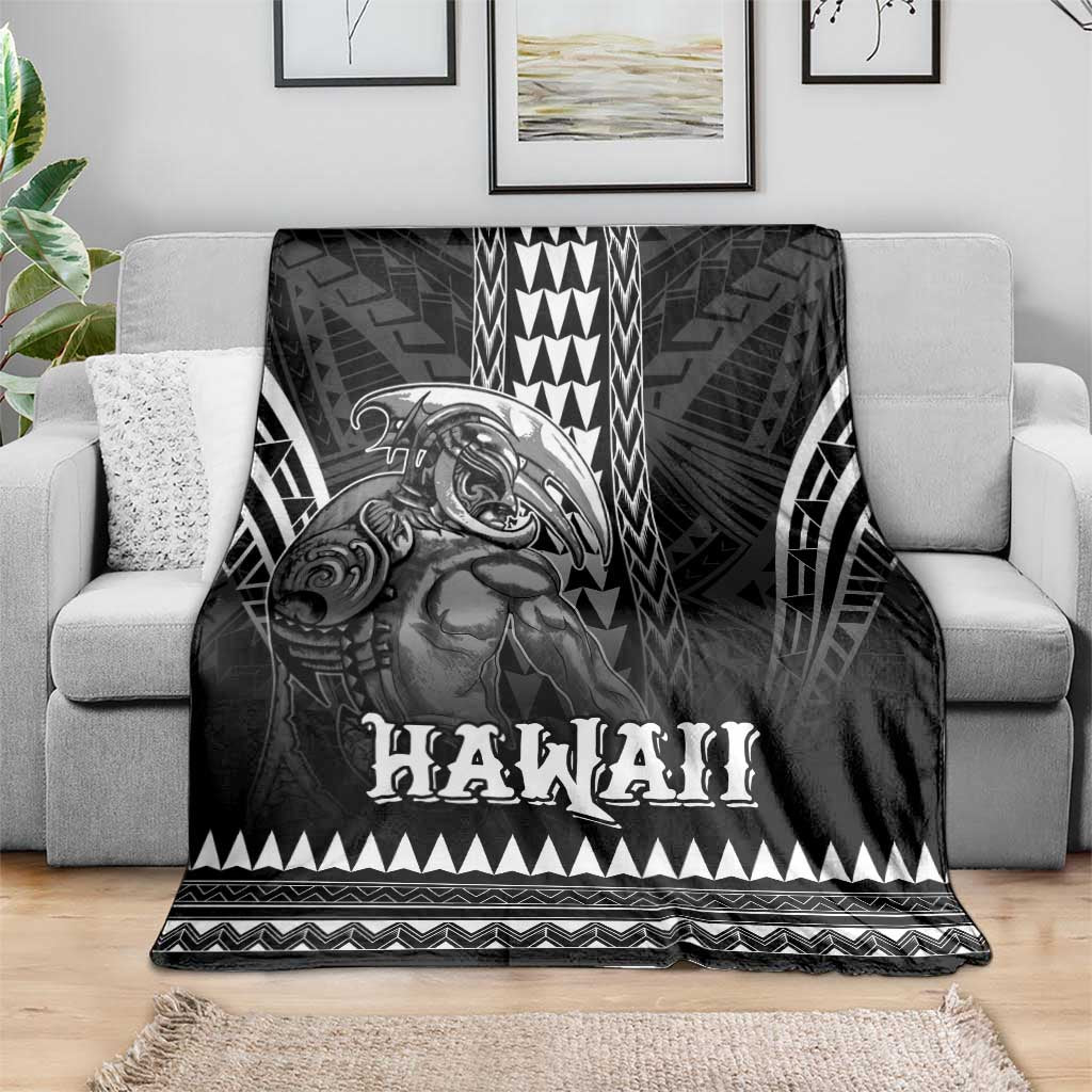 Hawaiian Ikaika Warrior Blanket Tribal Pattern LT05 - Polynesian Pride