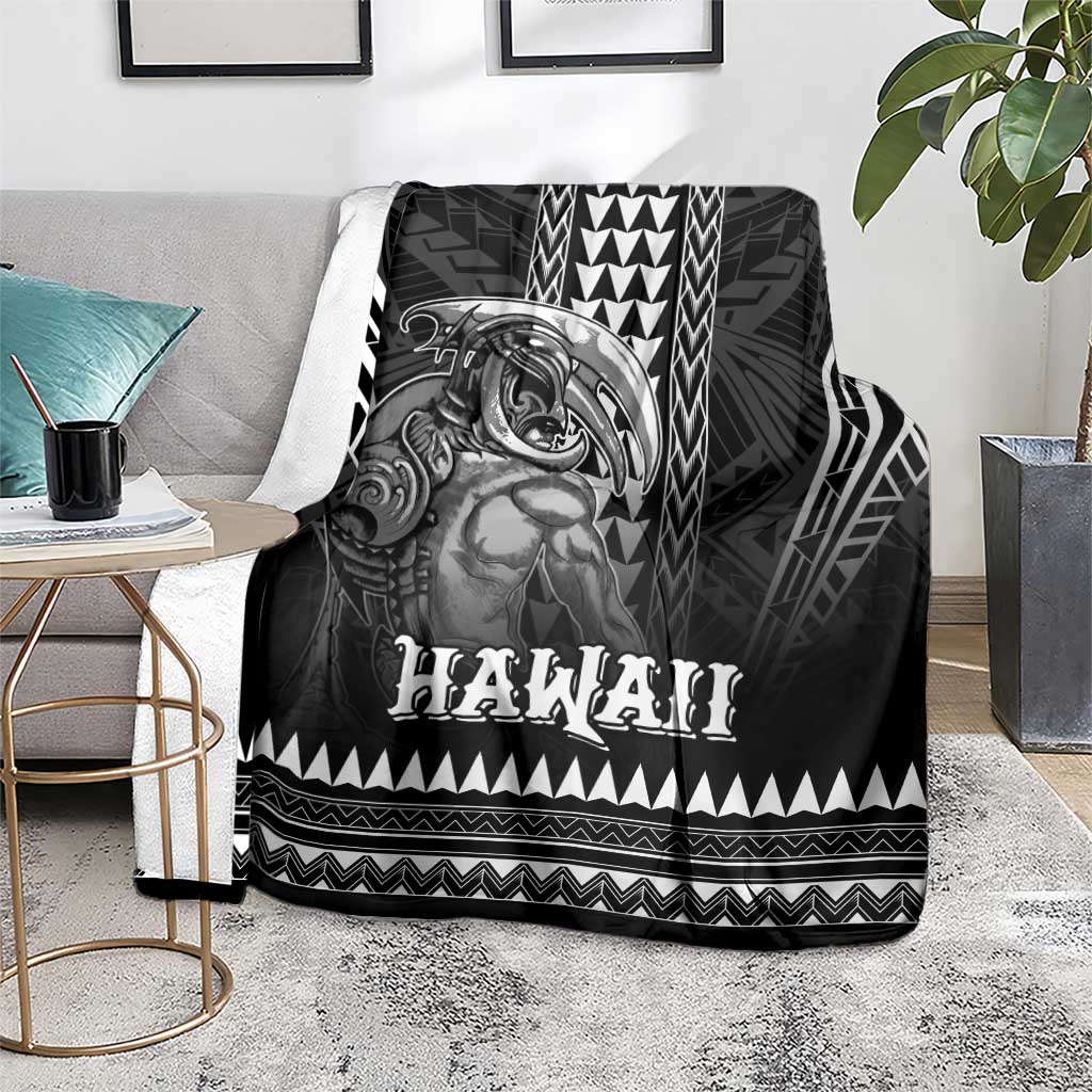 Hawaiian Ikaika Warrior Blanket Tribal Pattern LT05 - Polynesian Pride