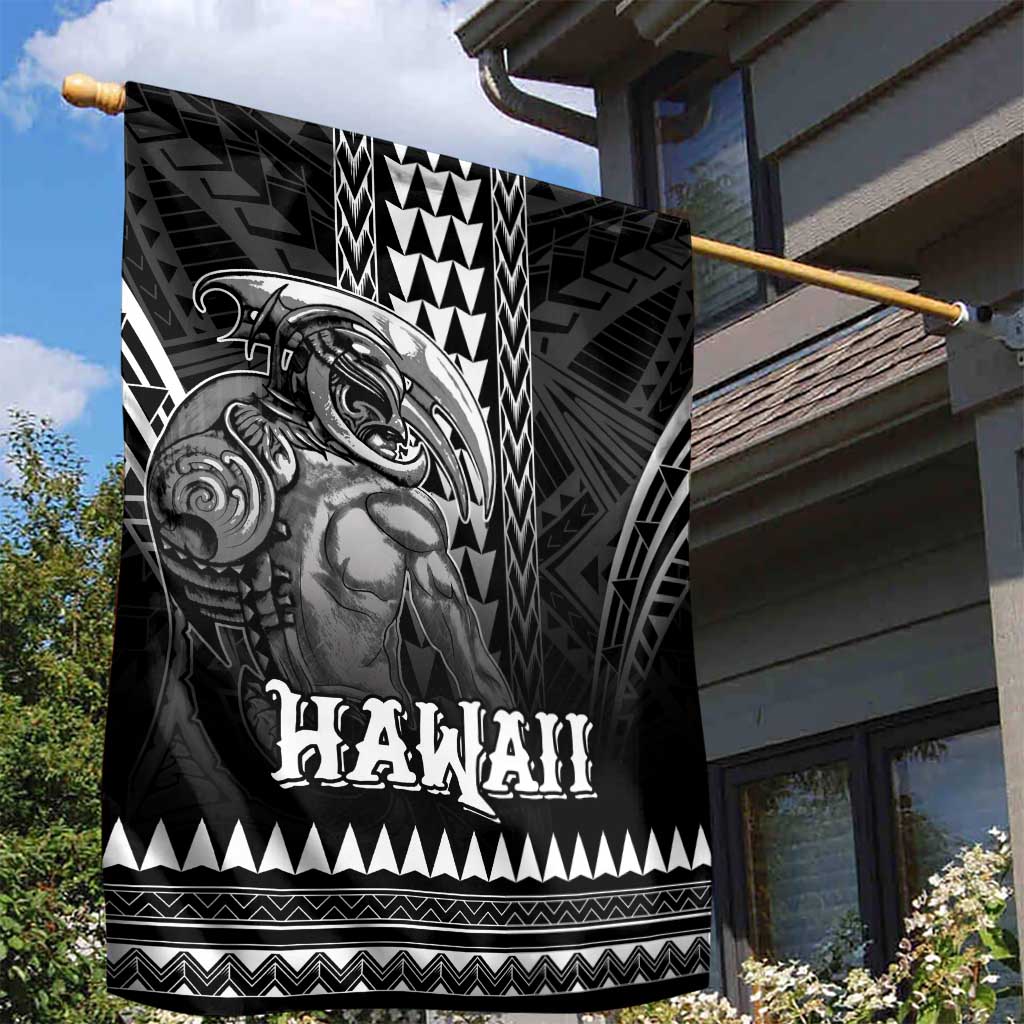 Hawaiian Ikaika Warrior Garden Flag Tribal Pattern LT05 - Polynesian Pride