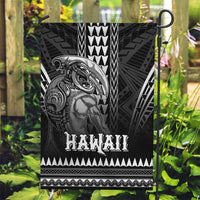 Hawaiian Ikaika Warrior Garden Flag Tribal Pattern LT05 Garden Flag Black - Polynesian Pride