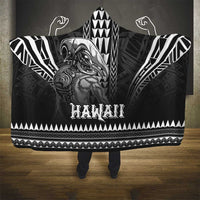 Hawaiian Ikaika Warrior Hooded Blanket Tribal Pattern LT05 - Polynesian Pride
