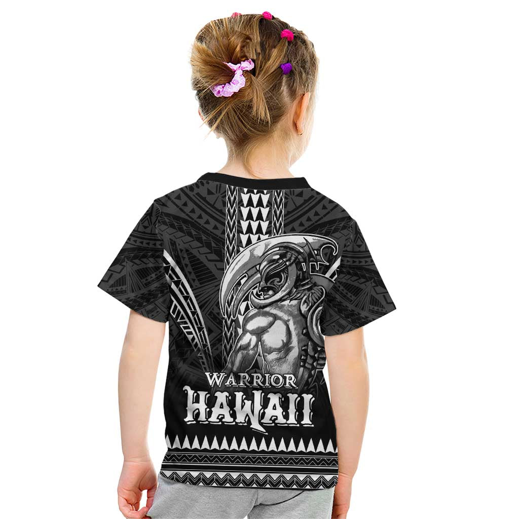 Hawaiian Ikaika Warrior Kid T Shirt Tribal Pattern LT05 - Polynesian Pride