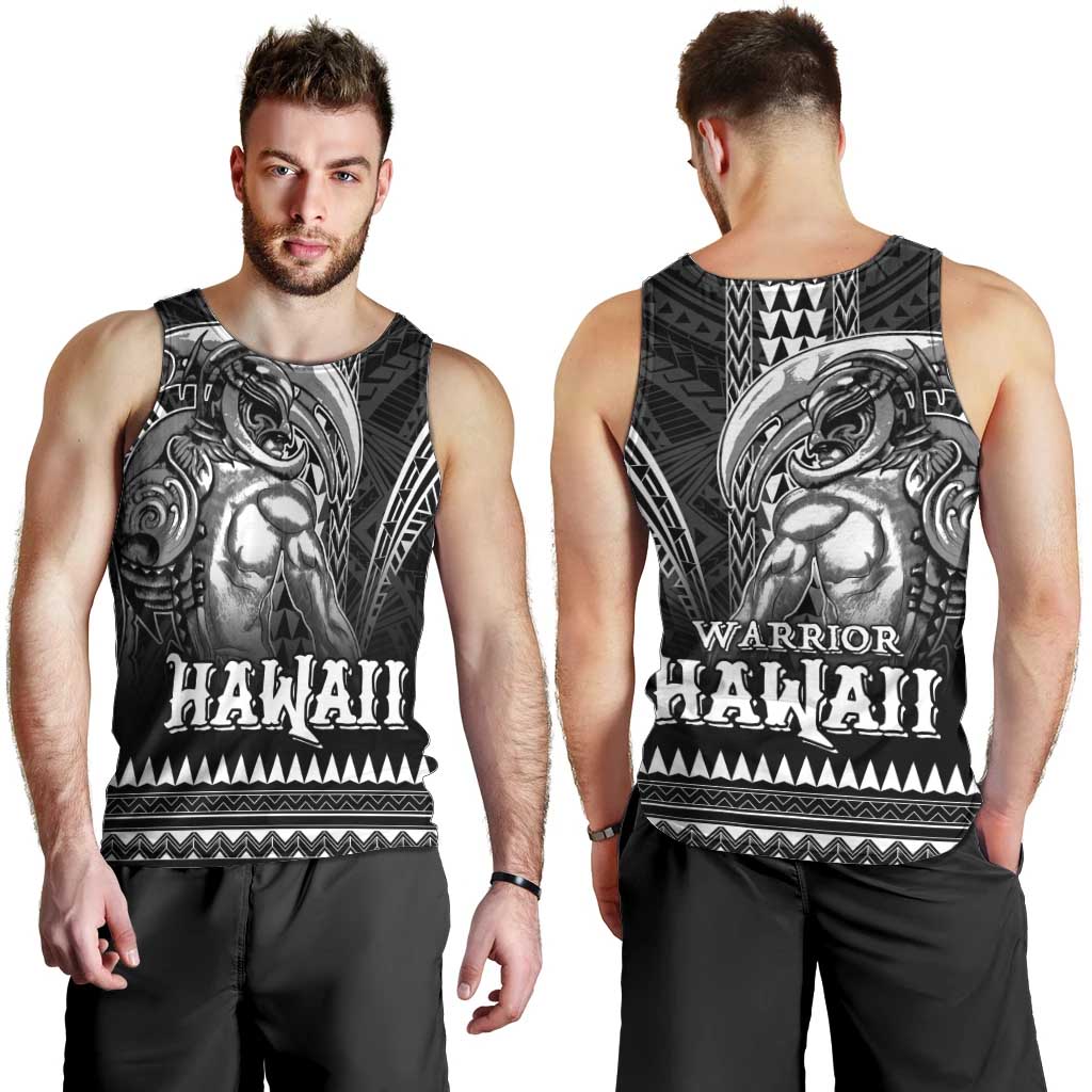 Hawaiian Ikaika Warrior Men Tank Top Tribal Pattern LT05 - Polynesian Pride