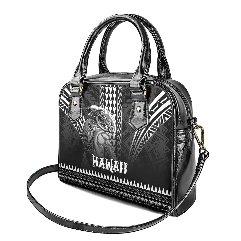 Hawaiian Ikaika Warrior Shoulder Handbag Tribal Pattern LT05 - Polynesian Pride