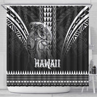 Hawaiian Ikaika Warrior Shower Curtain Tribal Pattern LT05 - Polynesian Pride