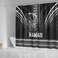 Hawaiian Ikaika Warrior Shower Curtain Tribal Pattern LT05 - Polynesian Pride