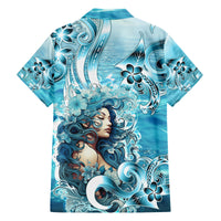 Hawaii Namaka Goddess Of The Sea Family Matching Puletasi and Hawaiian Shirt Polynesian Style LT05 - Polynesian Pride