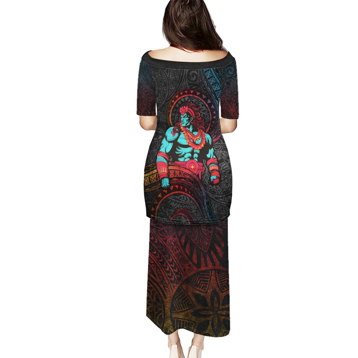 Hawaiian Demigod Maui Puletasi Polynesian Mythology LT05 - Polynesian Pride