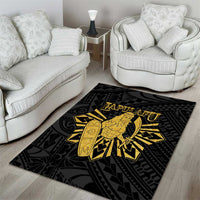 Philippines Tribal Area Rug King Lapu Lapu Gold Version