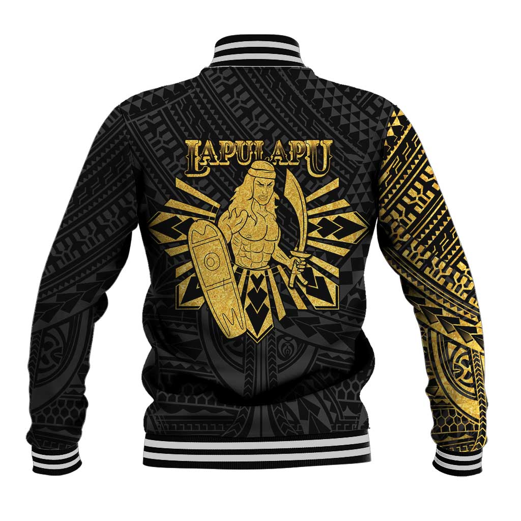 Philippines Tribal Baseball Jacket King Lapu Lapu Gold Version