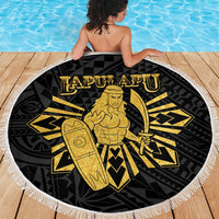 Philippines Tribal Beach Blanket King Lapu Lapu Gold Version