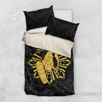 Philippines Tribal Bedding Set King Lapu Lapu Gold Version