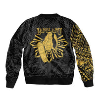 Philippines Tribal Bomber Jacket King Lapu Lapu Gold Version