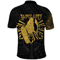 Philippines Tribal Polo Shirt King Lapu Lapu Gold Version