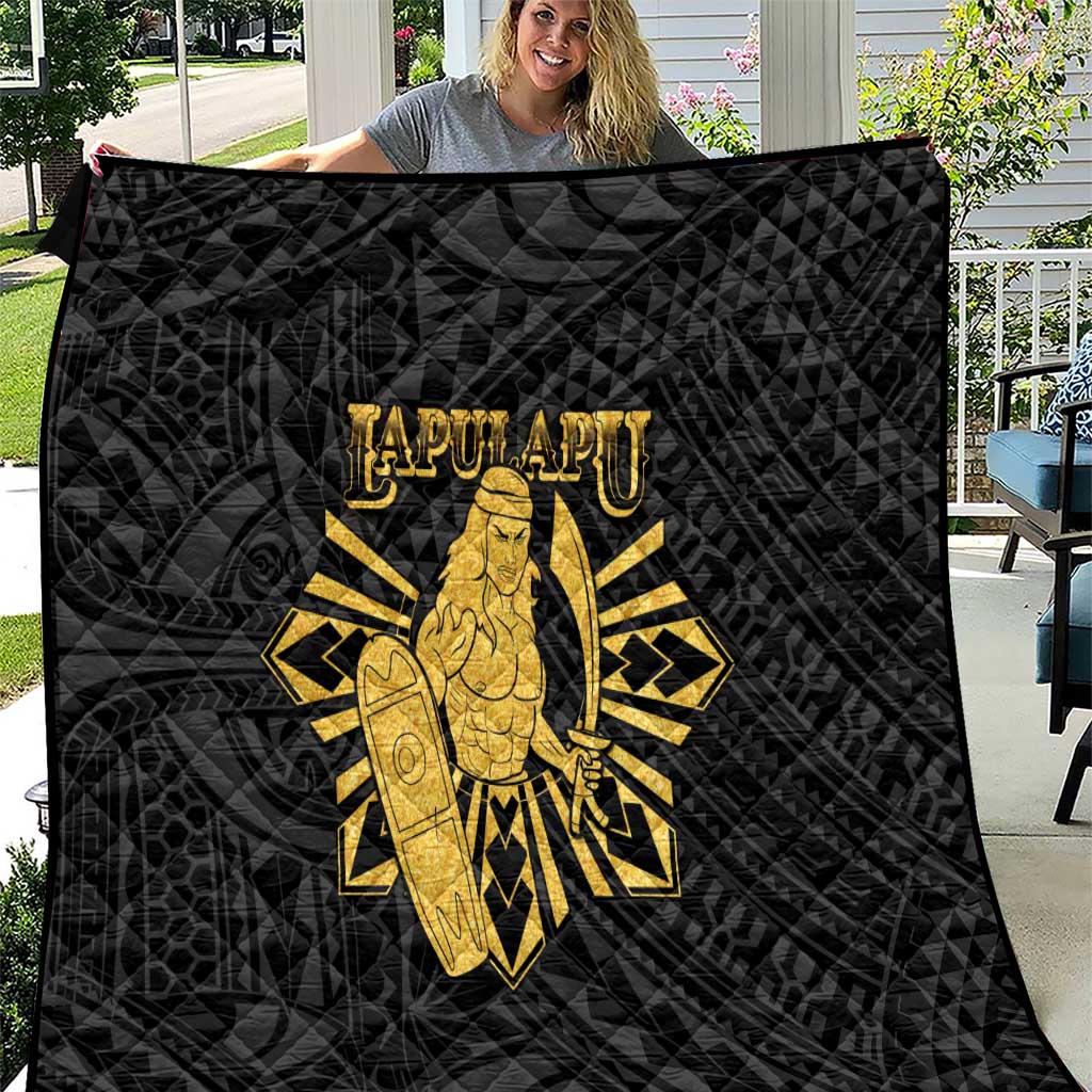 Philippines Tribal Quilt King Lapu Lapu Gold Version