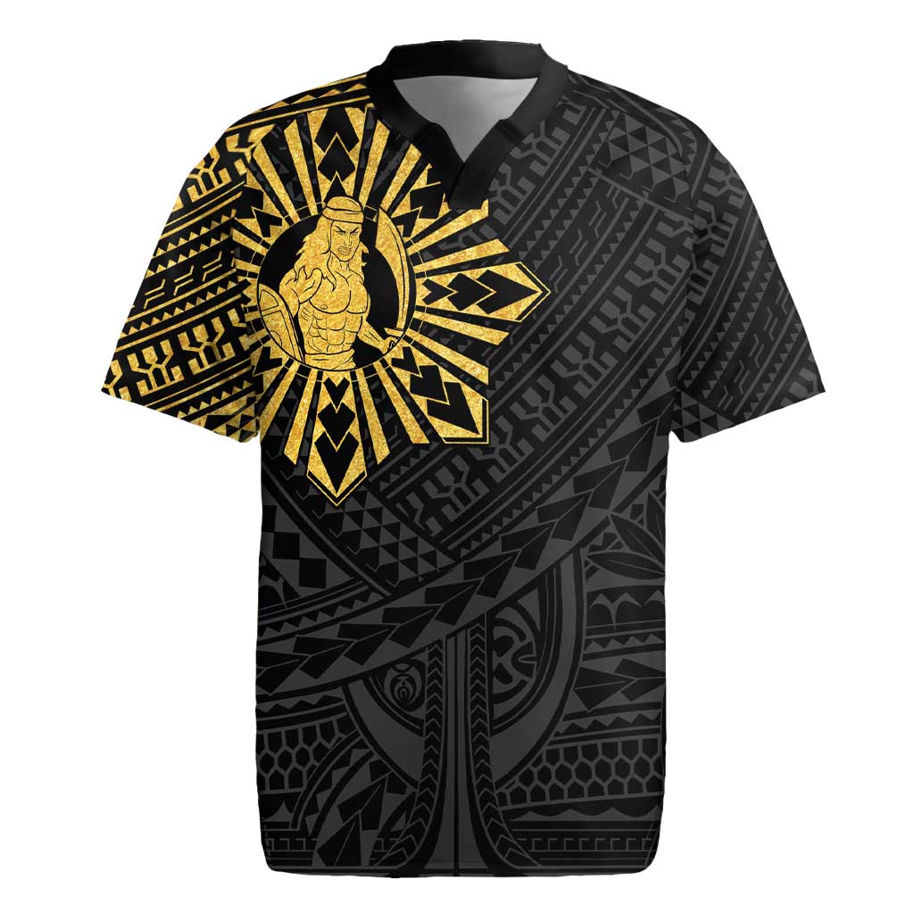Philippines Tribal Rugby Jersey King Lapu Lapu Gold Version