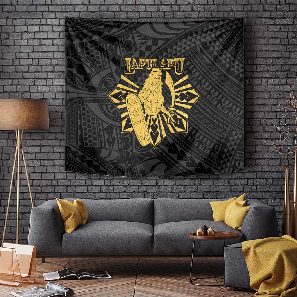 Philippines Tribal Tapestry King Lapu Lapu Gold Version