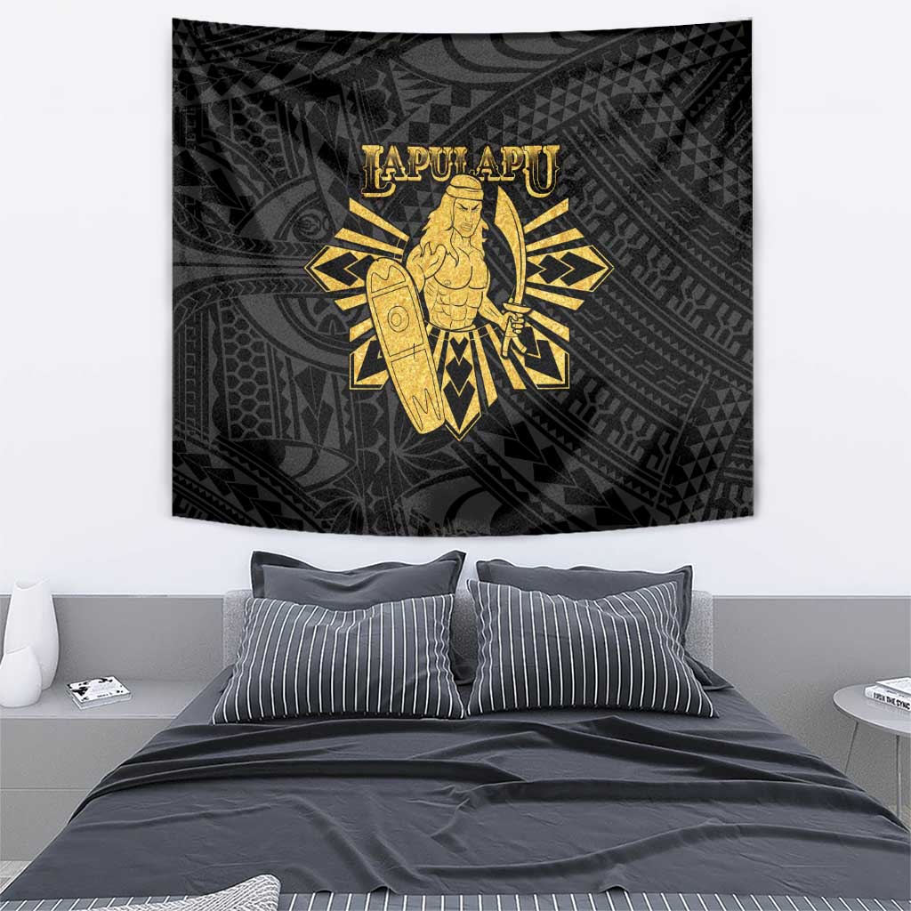 Philippines Tribal Tapestry King Lapu Lapu Gold Version