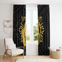 Philippines Tribal Window Curtain King Lapu Lapu Gold Version