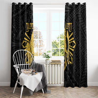 Philippines Tribal Window Curtain King Lapu Lapu Gold Version