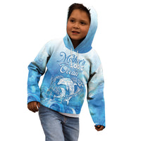 Mother's Love Is Deeper Than Ocean Kid Hoodie Polynesian Style