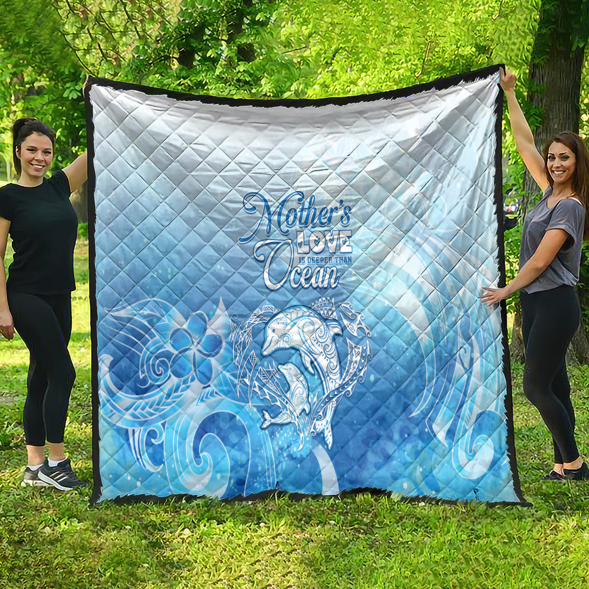 Mother's Love Is Deeper Than Ocean Quilt Polynesian Style LT05 - Polynesian Pride