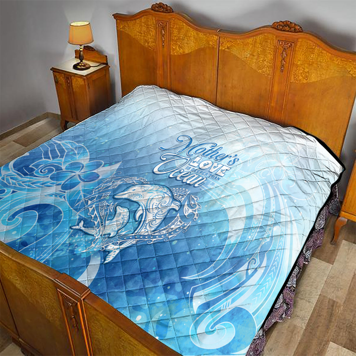 Mother's Love Is Deeper Than Ocean Quilt Polynesian Style LT05 - Polynesian Pride