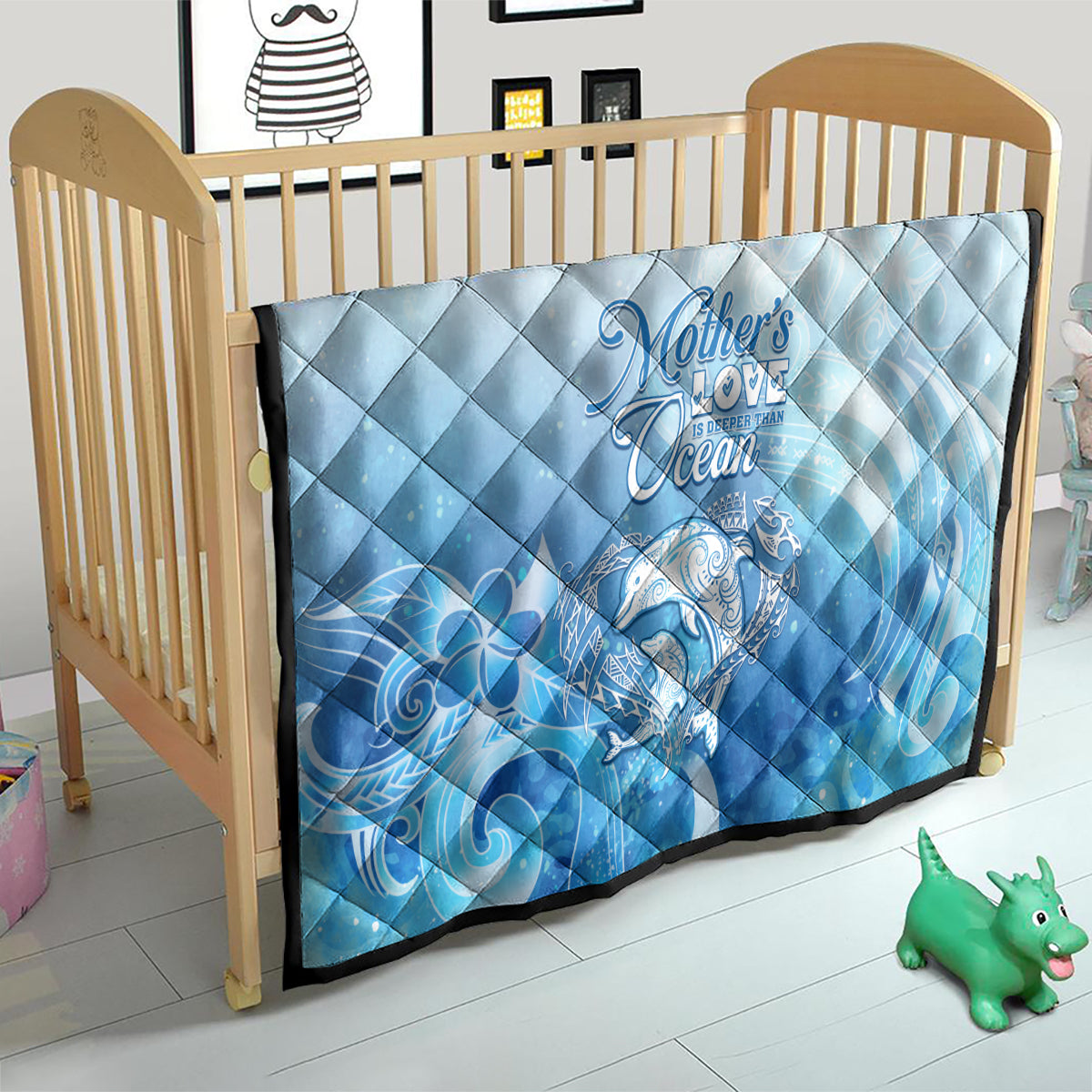Mother's Love Is Deeper Than Ocean Quilt Polynesian Style LT05 - Polynesian Pride